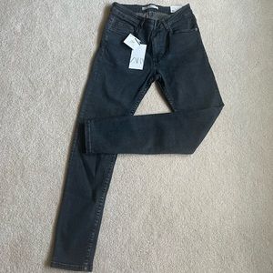 Zara dark gray mens skinny jeans size 31 NWT